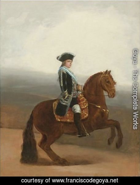 Equestrian Portrait Of Don Manuel Godoy, Duke Of Alcudia