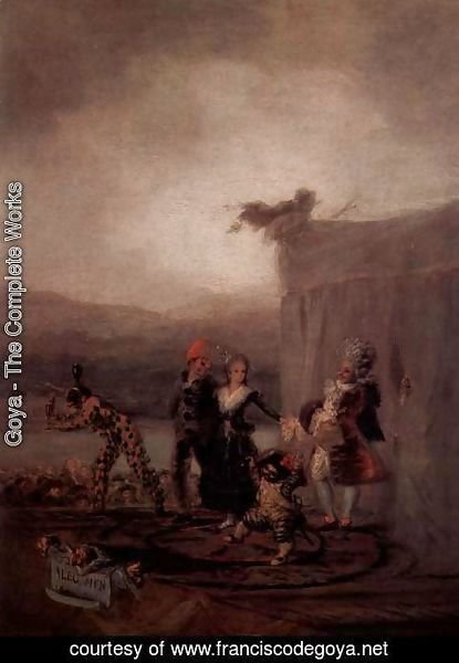 Goya - Wanderkomodianten 1793 - Wandering comedians