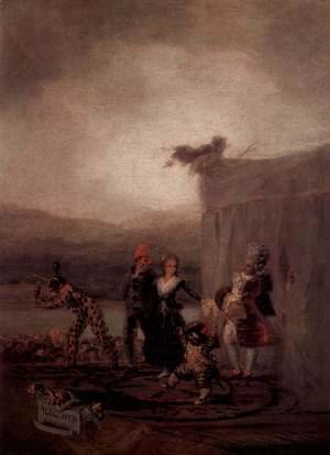 Goya - Wanderkomodianten 1793 - Wandering comedians