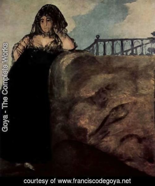 Goya - Woman in black
