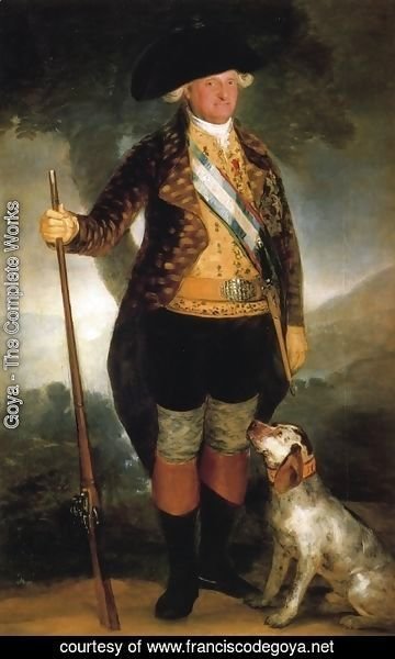 Goya - King Carlos IV in Hunting Costume