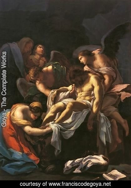 Goya - The Burial of Christ