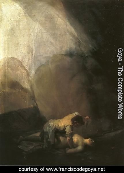 Goya - Brigand Murdering a Woman