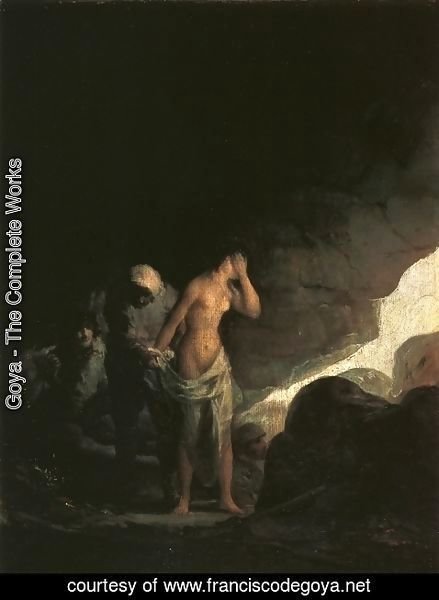 Goya - Brigand Stripping a Woman