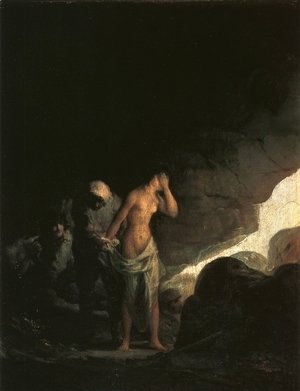 Goya - Brigand Stripping a Woman