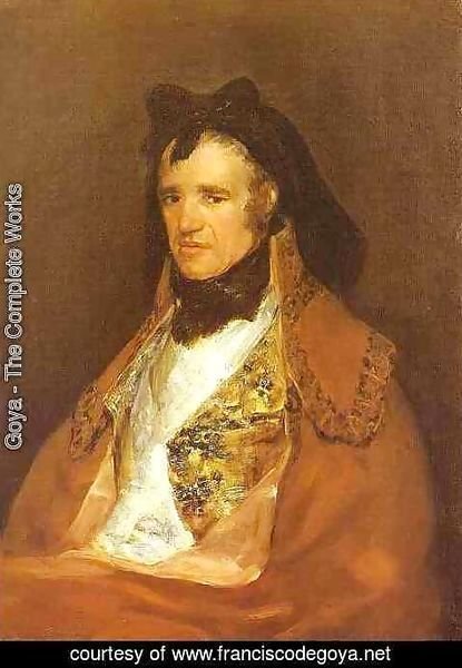 Goya - Portrait of Pedro Mocarte, a Singer of the Cathedral of Toledo