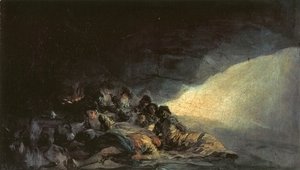 Vagabonds Resting in a Cave