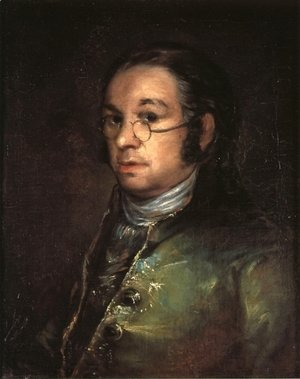 Goya - Self portrait with spectacles