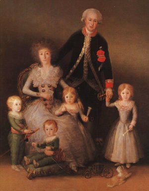 Goya - The Duke And Duchess Of Osuna And Their Children