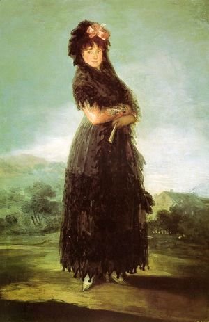 Goya - Portrait Of Mariana Waldstein
