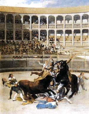 Goya - Picador Caught By The Bull
