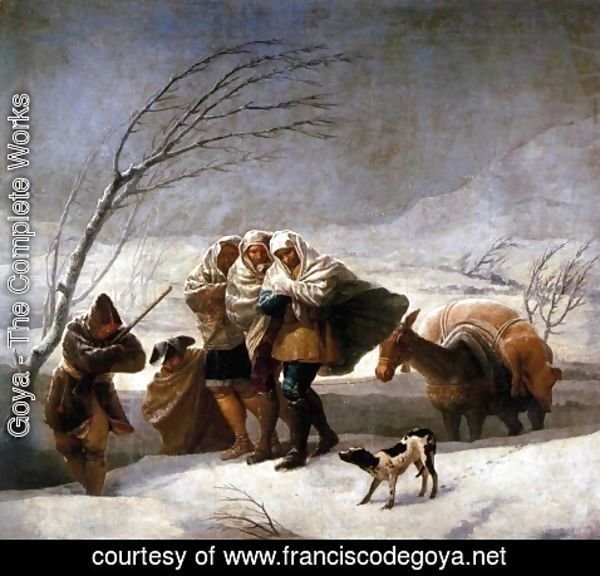 Goya - The Snowstorm