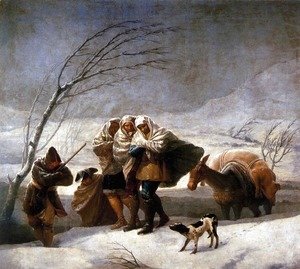 Goya - The Snowstorm
