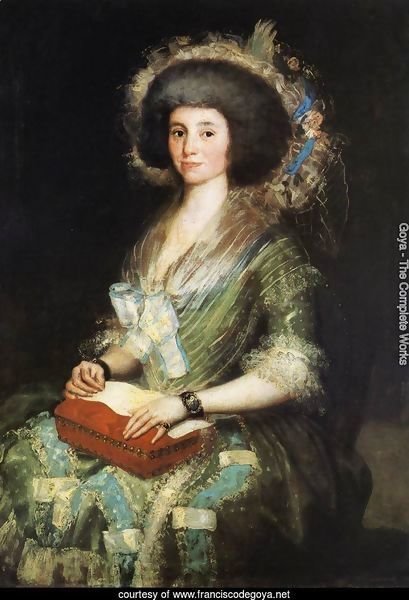 Portrait Of The Wife Of Juan Agustin Cean Bermudez