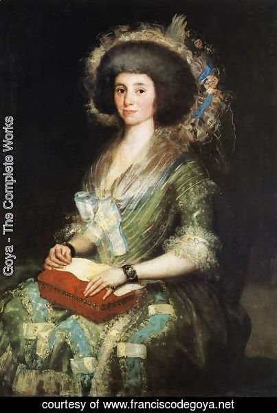 Goya - Portrait Of The Wife Of Juan Agustin Cean Bermudez
