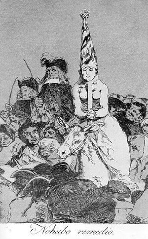 Goya - Caprichos  Plate 24  Nothing Could Be Done About It